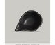 Jogo de Molheiras Oval Orgânico Preto Matte Preto, Preto | WestwingNow