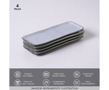 Jogo de Travessa Orgânico Dust | Westwing