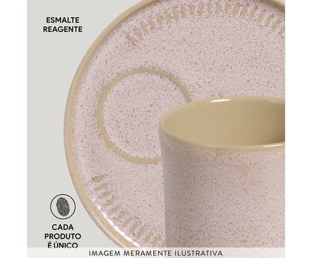 Jogo de Canecas Coup Stoneware Litchi Rosa | Westwing