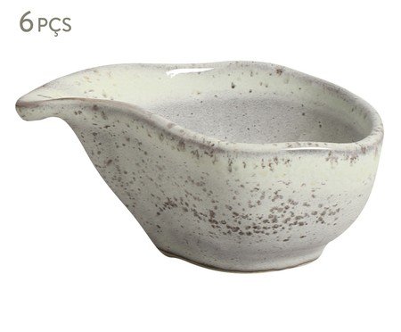 Jogo de Molheiras Oval Orgânico Pistache Verde Menta | Westwing