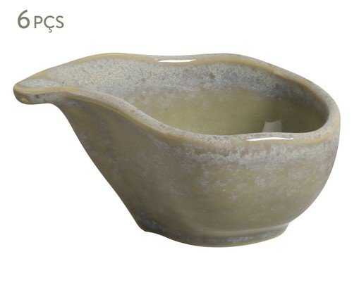 Jogo de Molheiras Orgânico Green Granite, Bege | WestwingNow