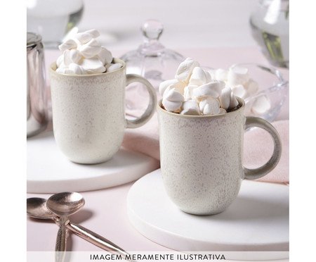 Jogo de Canecas Coup Stoneware Latte Cru | Westwing