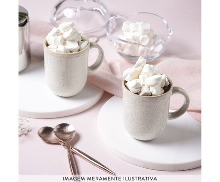 Jogo de Canecas Coup Stoneware Latte Cru | Westwing