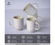 Jogo de Canecas Coup Stoneware Latte Cru, Bege | WestwingNow