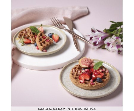 Jogo de Pratos para Pão Bio Latte Cru | Westwing