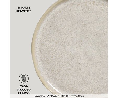 Jogo de Pratos para Pão Bio Latte Cru | Westwing