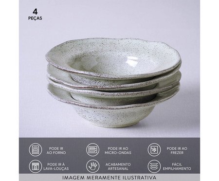 Jogo de Pratos para Sobremesa Pistache Verde Menta | Westwing