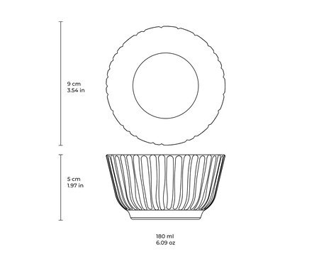 Jogo de Ramequins Linhas Clay | Westwing