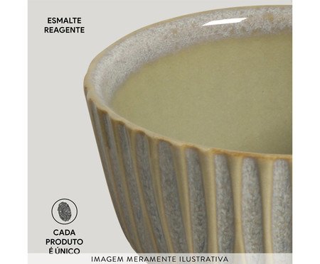 Jogo de Ramequins Linhas Green Granite | Westwing