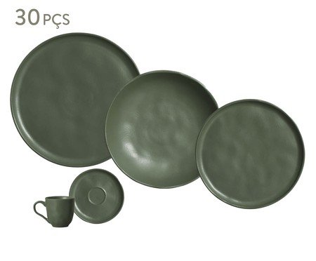 Aparelho de Jantar Bio Leaf Verde | Westwing