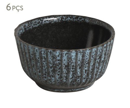 Jogo de Ramequins Médio Linhas Night Sky Azul | Westwing