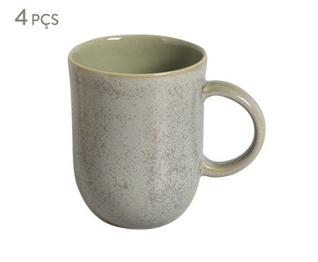 Jogo de Canecas Coup Grande Green Granite