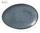 Jogo de Pratos para Sobremesa Oval Orgânico Night Sky Azul, Azul | WestwingNow
