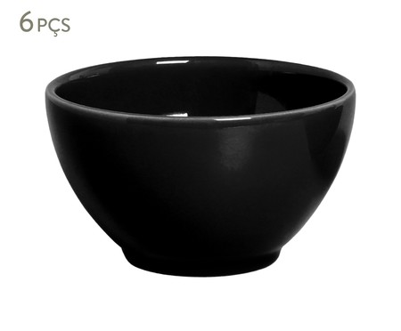 Jogo de Bowls Liso Preto