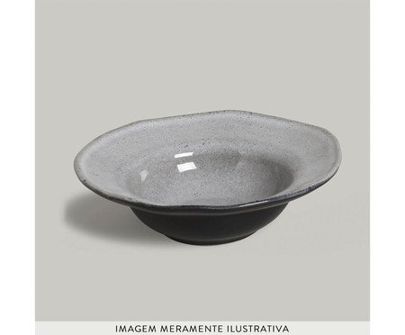 Jogo de Pratos para Sobremesa Orgânico Dust Cinza lV | Westwing