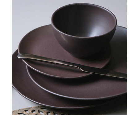 Jogo de Bowls em Cerâmica Stoneware - Oak | WestwingNow