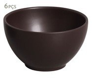 Jogo de Bowls em Cerâmica Coup Stoneware Oak - 06 Pessoas | WestwingNow