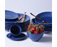 Jogo de Bowls em Cerâmica Agra - Azul Navy, Azul | WestwingNow
