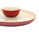 Jogo de Prato para Aperitivo com Bowl Stoneware Vermelho, vermelho | WestwingNow