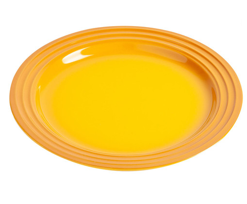 Prato Raso em Cerâmica Nectar, amarelo | WestwingNow