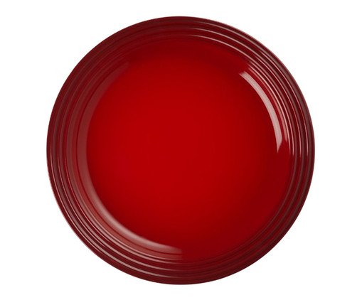 Prato Raso em Cerâmica Vermelho - 27cm, vermelho | WestwingNow