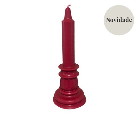 Vela Candelabro Vermelho | Westwing