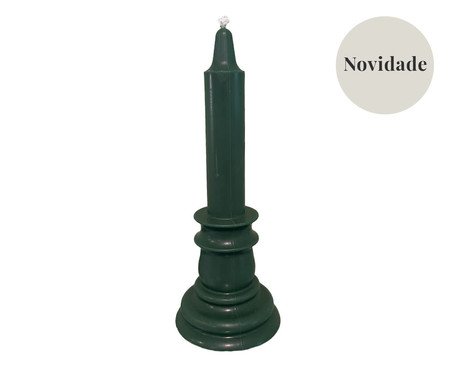 Vela Candelabro Verde | Westwing