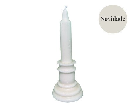 Vela Candelabro Branco | Westwing