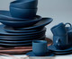 Jogo de Xícaras para Café Stoneware Stoneware Boreal - 06 Pessoas, Azul | WestwingNow
