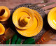 Jogo de Pratos para Sobremesa Acanthus - Mostarda, amarelo | WestwingNow