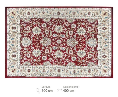 Tapete Kazim Red | Westwing