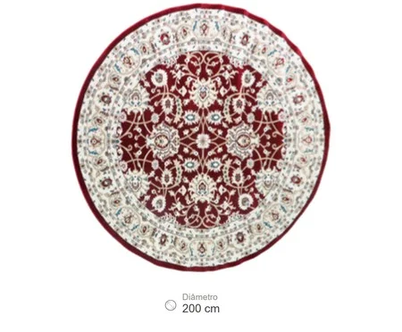 Tapete Kazim Red Redondo | Westwing