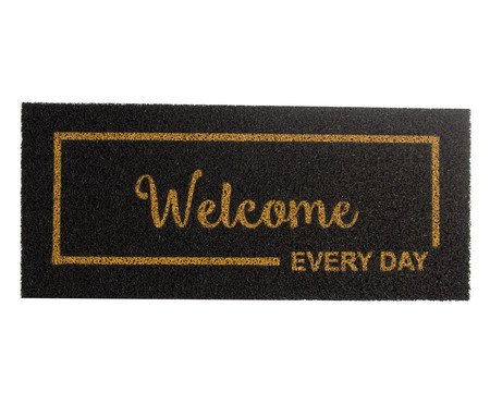 Capacho Welcome Every Day Preto | WestwingNow