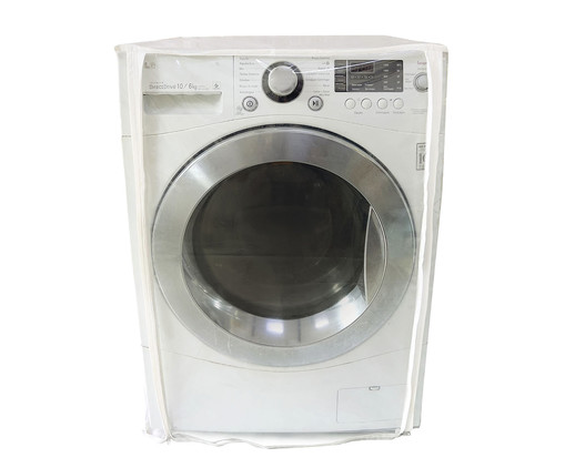 Capa Pequena para Máquina de Lavar Abertura Frontal Branco, Branco | WestwingNow