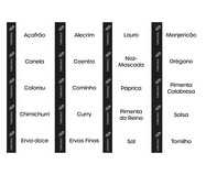 Etiquetas Adesivas para Organização de Temperos Transparente | WestwingNow