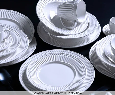 Jogo de Canecas Roma Branco | Westwing