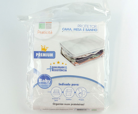 Protetor Mini para Roupas de Cama, Mesa e Banho Premium Branco | WestwingNow