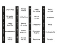 Etiquetas Adesivas para Organização de Prod. de Limpeza Transparente | WestwingNow