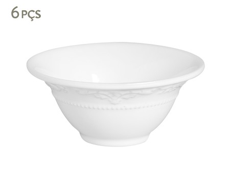 Jogo de Bowls em Cerâmica Acanthus - Branco | WestwingNow
