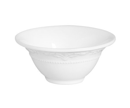 Jogo de Bowls em Cerâmica Acanthus - Branco | Westwing