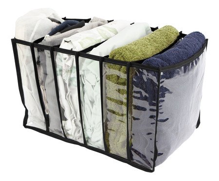Colmeia Transparente Grande para Prateleiras Premium Preto | Westwing