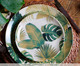 Jogo de Pratos Rasos em Cerâmica Coup Foliage - Verde, multicolor | WestwingNow