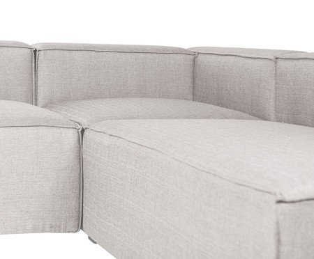 Sofá 4 Módulos Encosto Parcial Direito Mensa Fendi | Westwing