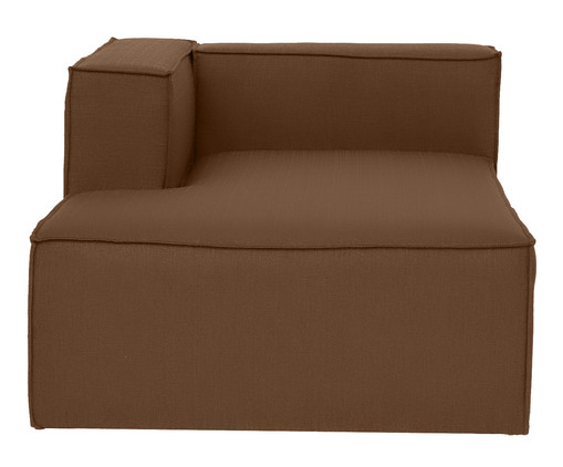 Sofá Módulo Chaise Esquerdo Mensa Terracota, Terracotta | WestwingNow