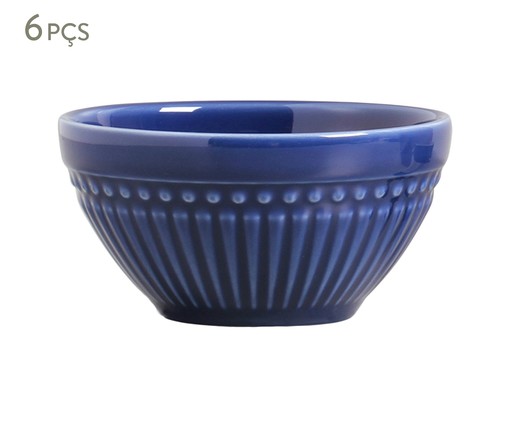 Jogo de Bowls de Cerâmica Roma - Azul Navy, Azul | WestwingNow