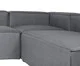 Sofá 4 Módulos Encosto Parcial Direito Mensa Cinza Escuro, grey | WestwingNow