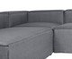 Sofá 4 Módulos Encosto Parcial Esquerdo Mensa Cinza Escuro, grey | WestwingNow