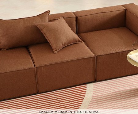 Almofada Quadrada Mensa Terracota | Westwing