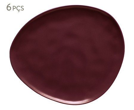 Jogo de Pratos Raso Runas Marsala