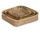 Jogo de Cesto Natural Dourado, Dourado | WestwingNow